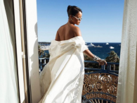Rihanna w stylowej rożowej sukni